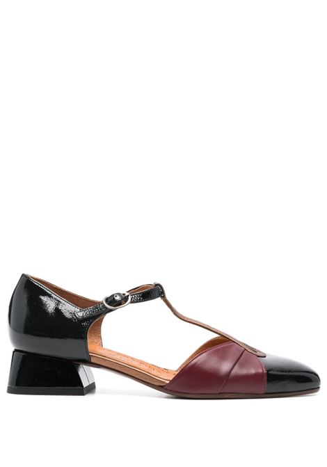 Decollete hernani in nero e bordeaux Chie Mihara - donna